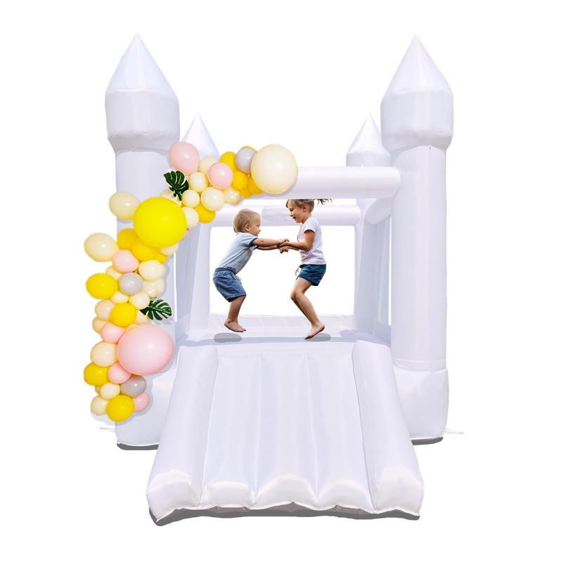 Dream Castle Mini Bounce House,Electric Pump Toddler Bounce House for Kids 3-6 Kid,Indoor or Outdoor Playhouse,Bouncy Castle Com