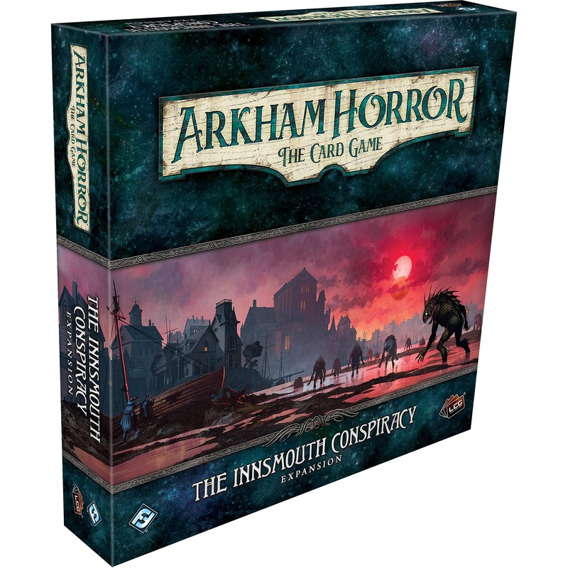 Fantasy Flight Games Arkham Horror The Card Game The Innsmouth Conspiracy Deluxe Expansion – Unleash The Horrors of Innsmouth! C