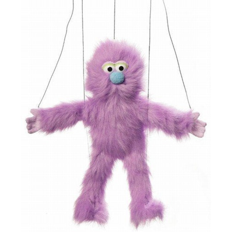 Purple Monster Marionette String Puppet