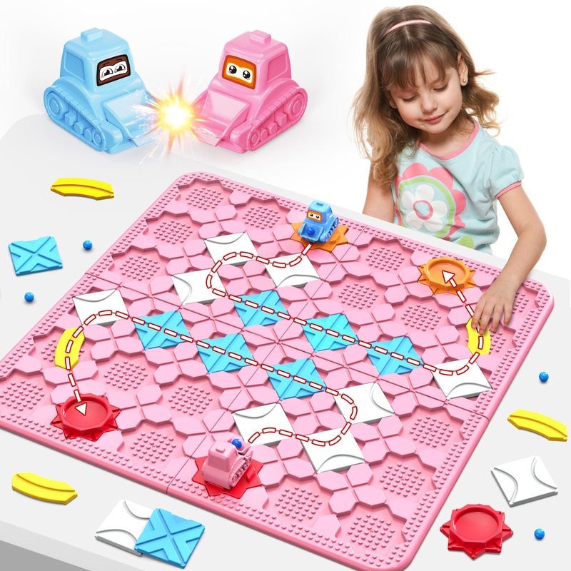Road Builder Kids Logic Toys: Large Puzzle STEM Board Games, Educational Montessori Toys Birthday Gifts for Age 4-8 Year Old (Pi