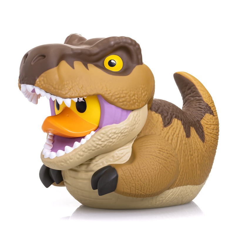 TUBBZ Jurassic World Giant T-Rex Collectible Duck Vinyl Figure – Official Jurassic World Merchandise – Thriller TV & Movies