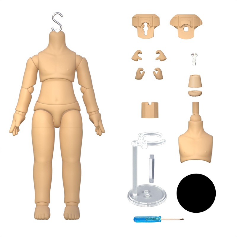 YMY OB11 Doll Body Normal Size GSC 1/12 BJD Joint Movable Doll Model Action Figure (Super White-3.78 in)