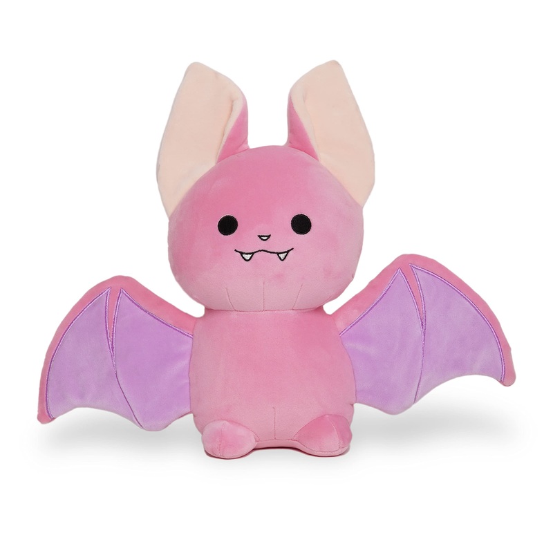 Avocatt Pink Bat Stuffed Plush – 10 Inches Stuffed Realistic Flying Fruit Bat Stuffy Plushie – Plushy And Squishy Goth Stuffed A