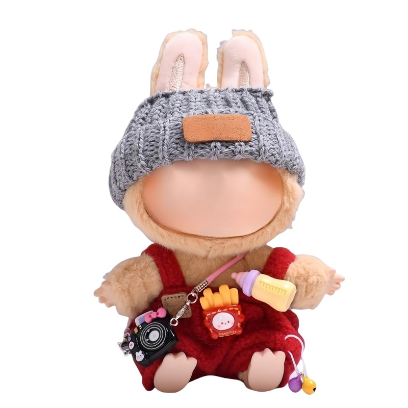 Clothes For Dolls 17 &15Cm Luxury Chic Style High-End Fashion Dolls Accessories Premium Outfit With Accessories (Red)