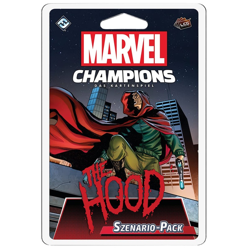 Fantasy Flight Games, Marvel Champions: Lcg – The Hood, Scenario Expansion, Expert Game, Card Game, 1-4 Players, From 14+ Years,