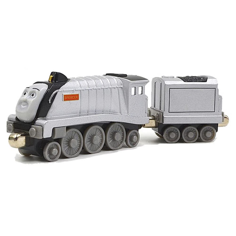 Flmenunu 1:43 Alloy Train Set Toy Magnetic Trains Carriage Model Kids Toys, Spencer Set, 11-15Cm