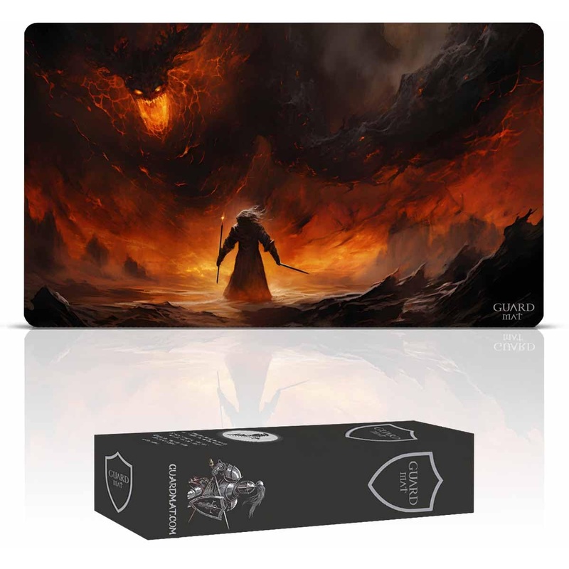 Guardmat – The Shadow And The Flame (Stitched) – Mtg Playmat – Compatible With Magic The Gathering Playmat – Play Mtg, Yugioh, L
