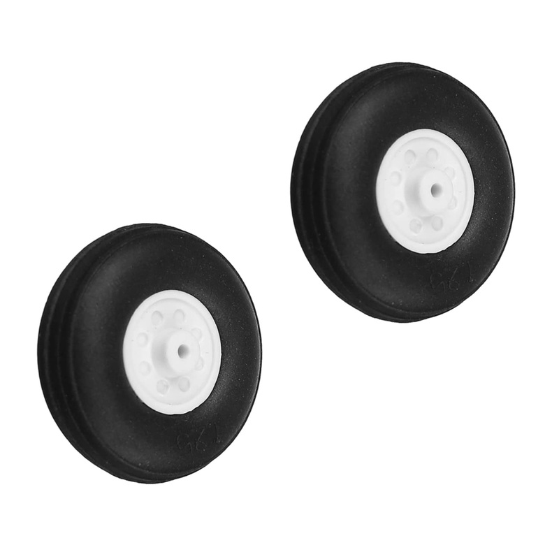 Heyiarbeit 1.25” Rc Model Airplane Foam Wheel Super Light Tire And Wheel Sets For Rc Airplane Pu Sponge Tire With Plastic Hub 2