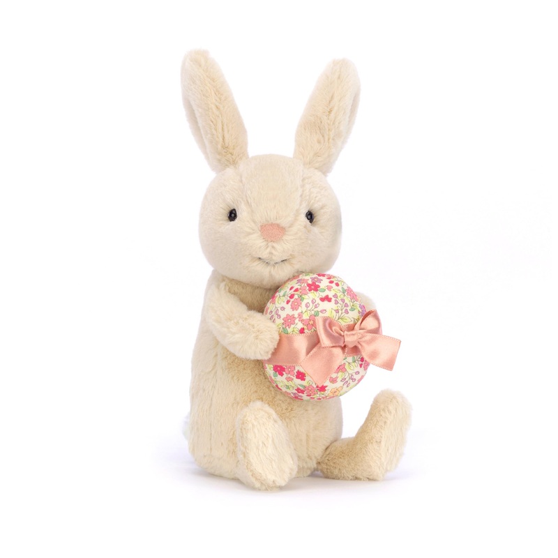 Jellycat Bonnie Bunny With Egg Stuffed Animal, 7 Inches – Rabbit & Bunny Plush Toy – Easter Gift & D  Cor