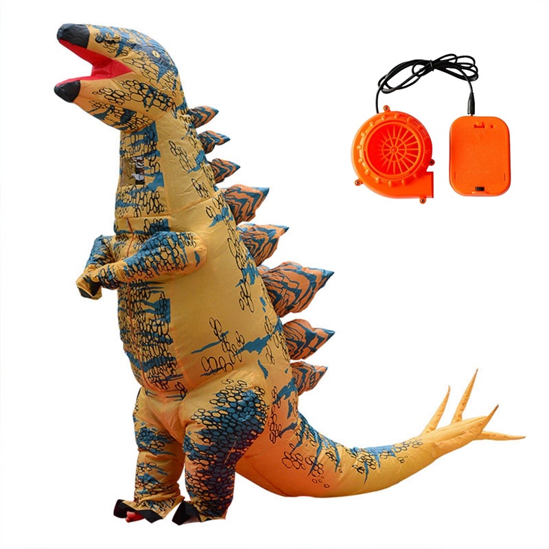 Lucky Cup Inflatable Dinosaur Costume Kids, Blow Up Dinosaur Costume For Children, Fancy Dino Party Halloween Cosplay Christmas