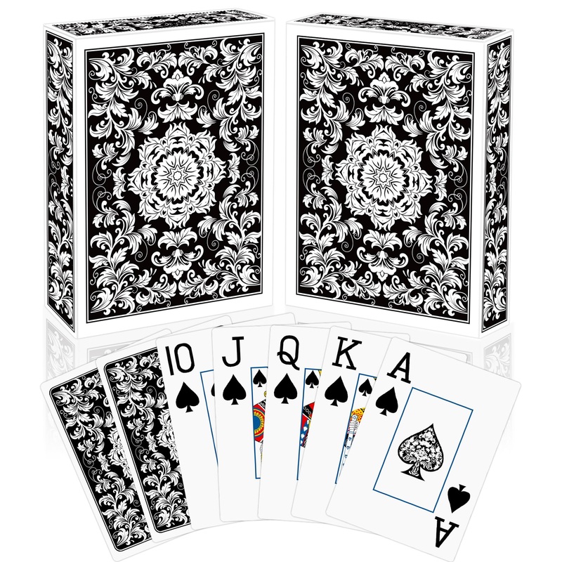 Playing Cards,Deck Of Cards 2 Pack,Poker Cards Professional Set,Jumbo Index Large Print Playing Cards For Adults Seniors,Card Ga