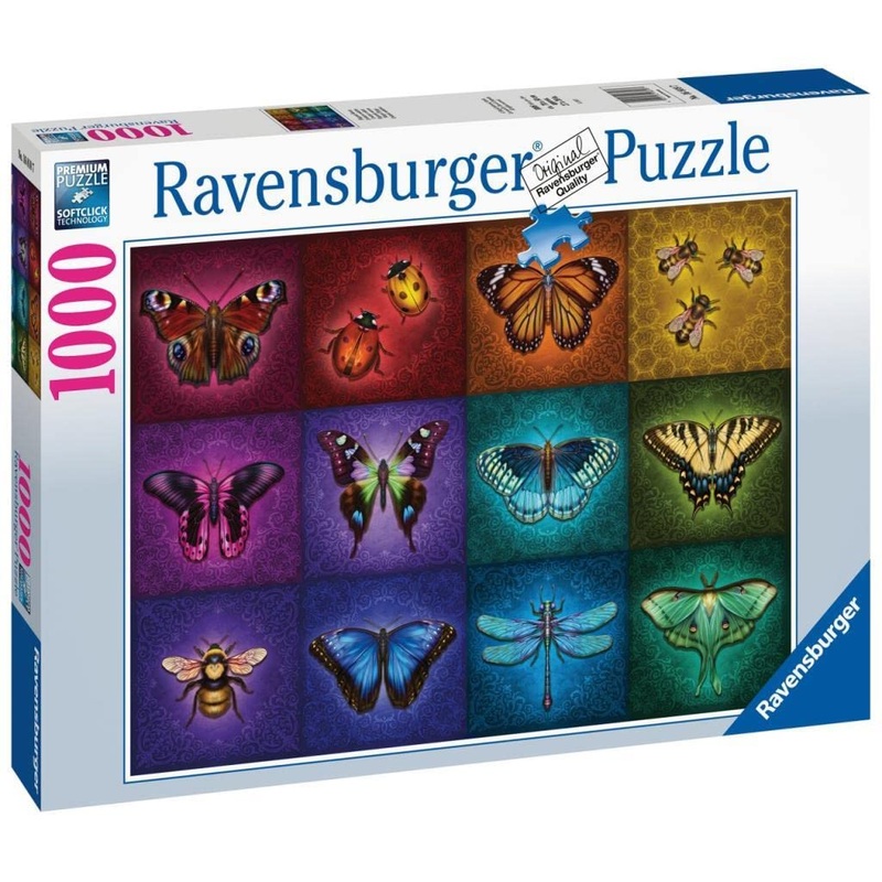 Ravensburger Winged Things 1000 Piece Jigsaw Puzzle For Adults | Unique Softclick Technology | Vibrant, Glare-Free Finish | Made