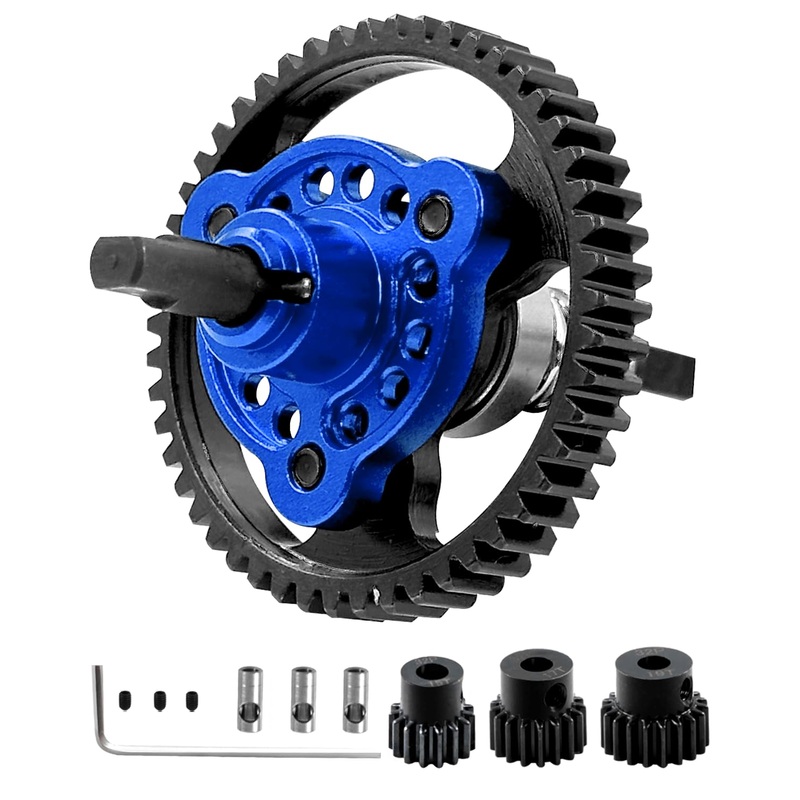 Rcarmumb Rc 50T Slipper Clutch Eliminator Differential Locker Gear Upgrades Part For Slash Rustler Stampede 4X4/4X4 Vxl,50T Spur