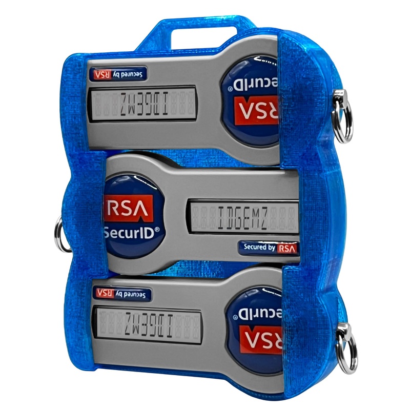 Token Holder For Rsa Securid (Sapphire Blue, Holds 3 Tokens)