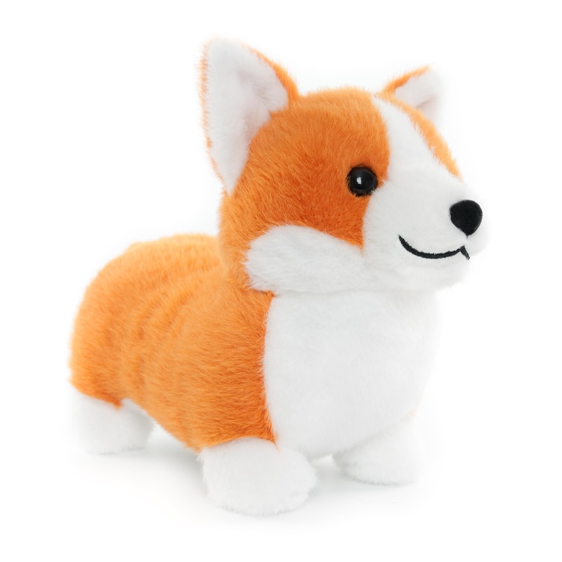 Weigedu Welsh Corgi Dog Puppy Stuffed Animals Plush Toys For Kids Girls Boys Baby Birthday Bedtime Gift, 12 Inches