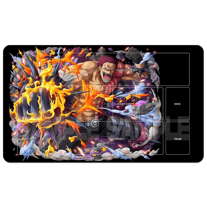 Ymilohogi Playmat Trading Card Game Opcg Mat Ccg Mtg Playmat Tcg Card Game Table Mat Mouse Pad 600X350Mm + Free Bag (H003) (Kata