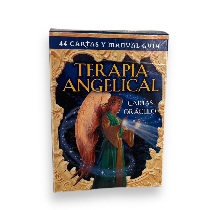 Cartas Oraculo Terapia Angelical En Espaol – Baraja De 44 Cartas Y Gu  A – Angel Therapy – Gu  A Espiritual