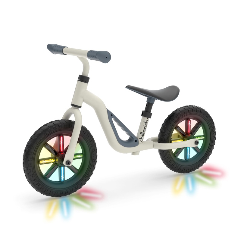 Chillafish Charlie Glow – Light-Up Balance Bike, Adjustable, No-Puncture Tires (18-48 Months)