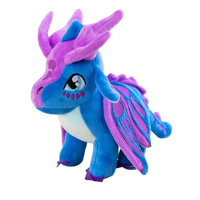 En9 9” Dragon Plush Dragon Doll Toys Figures Stuffed Animals For Adult Kids Birthday Gifts (Blue)