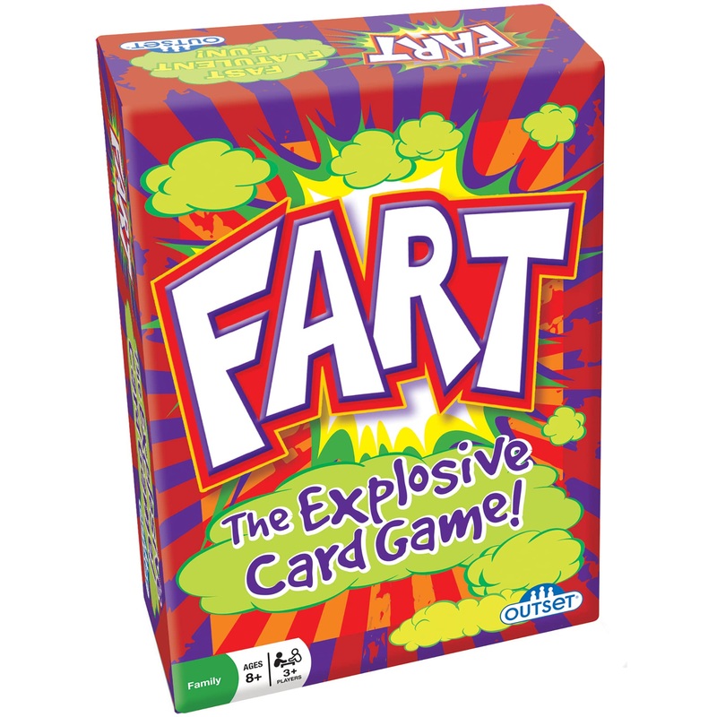 Fart – The Explosive Card Game – Easy To Learn Fast Flatulent Fun, Kids Family & Friends Party Game, Funny Fast Acting, Toilet H