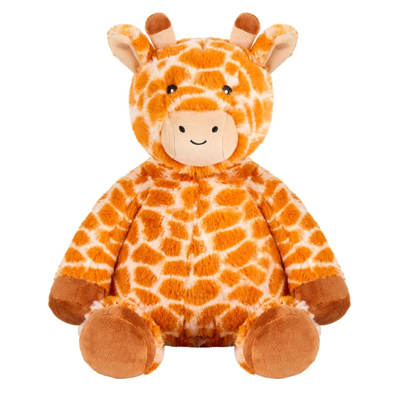 Finebee Giraffe Heated Plush, Microwavable Stuffed Animals For Cramps & Pain, Lavender Scented Weighted Giraffe Stuffed Animals