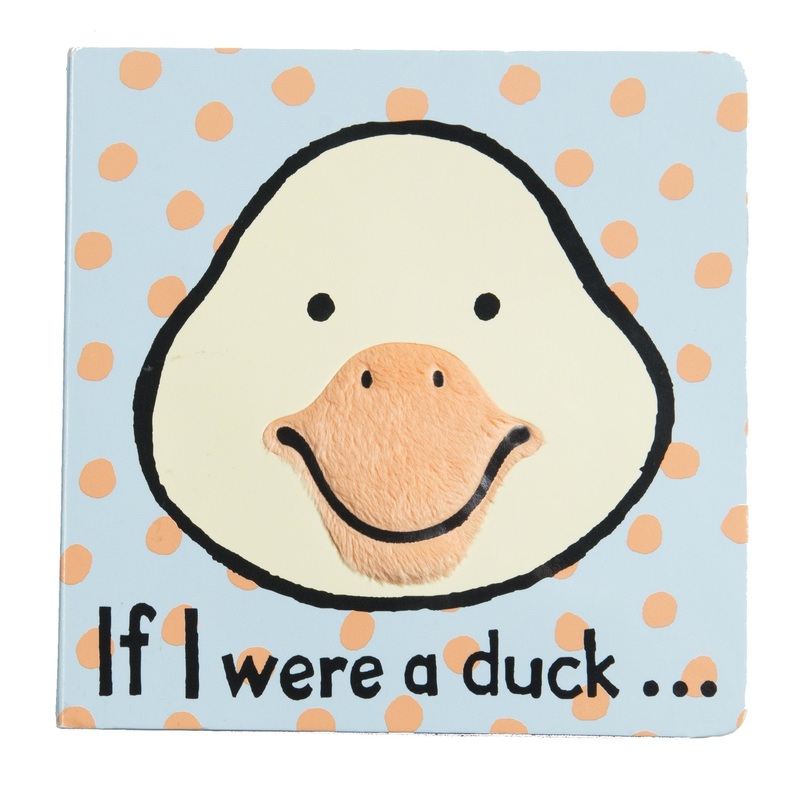 Jellycat If I Were A Duck: A Baby Touch And Feel Board Book Children’S Book – Baby Gift