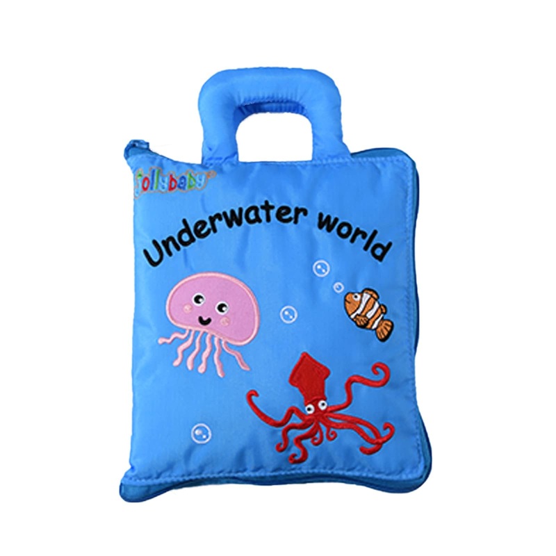 Jollybaby Quiet Book Montessori Toys, Toddlers Travel Toy, Preschool Learning Activities Early Educational Toy, 10 Sensory Activ