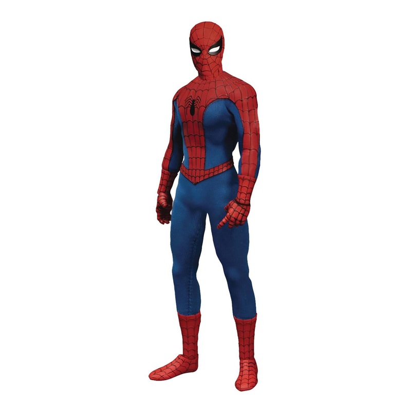 Mezco The Amazing Spider-Man Action Figure One:12 Deluxe Edition Detailed Plastic Action Figure
