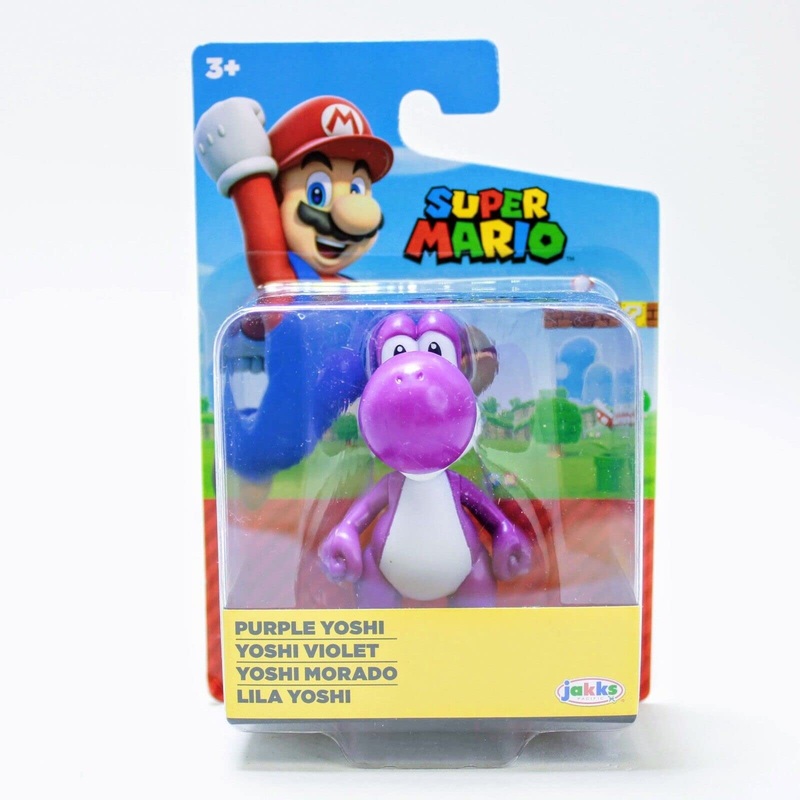 Super Mario 2.5 Inch Mini Action Figure – Purple Yoshi – Packaging May Vary