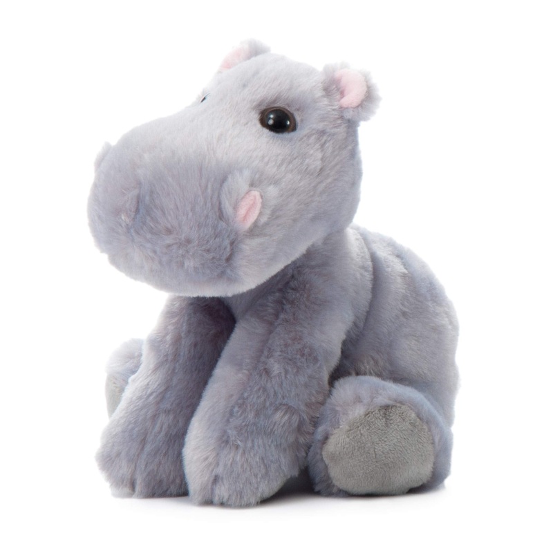 The Petting Zoo Hippo Stuffed Animal, Gifts For Kids, Wild Onez Zoo Animals, Hippo Plush Toy 9 Inches