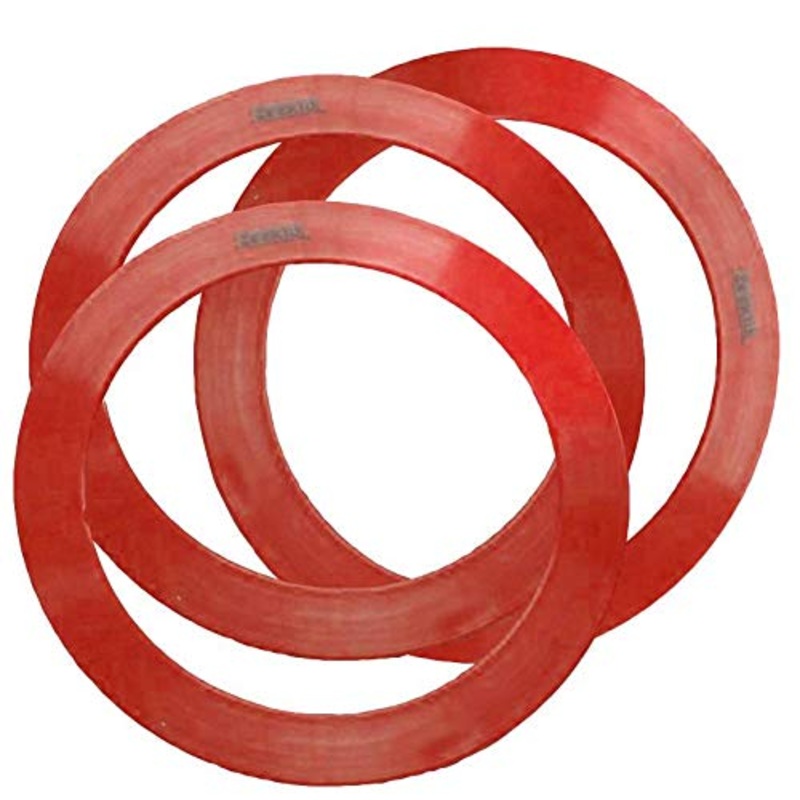 Zeekio Junior Juggling Rings – 9.5” Diameter – Great For Beginners – Set Of 3 (Red)
