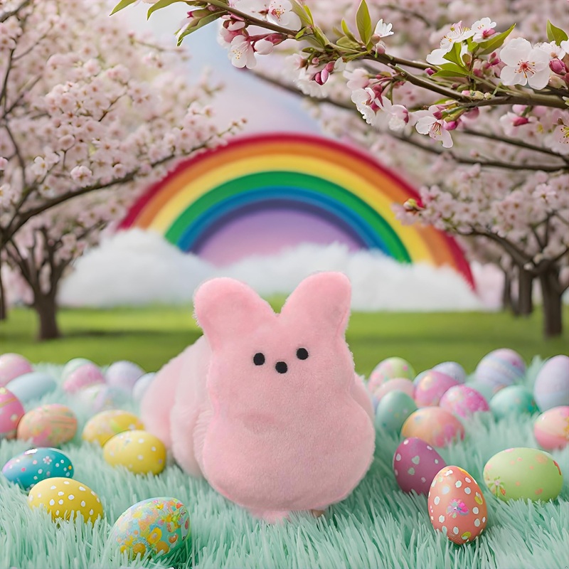 15Cm Cute Plush Bunny Rabbit Easter Toys, Goodie Bag Fillers, Carnival Prizes, Assortment Kids Easter Egg Filter Party Favors (L
