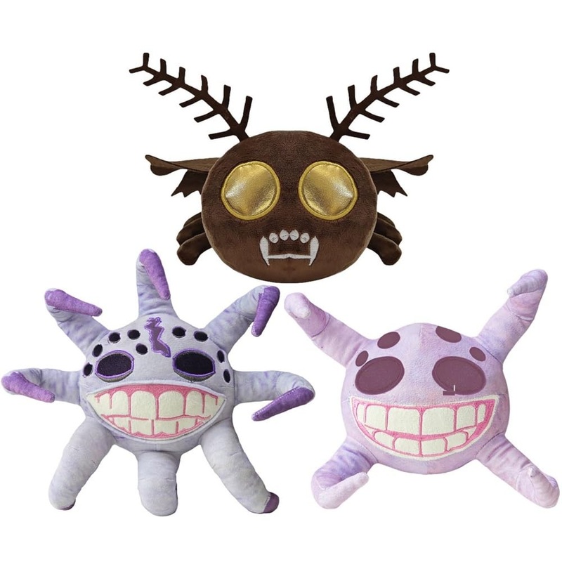 3 Pcs Grumble Giggle And Gloombat Plushies Toy For Fans Gift, 2024 New Monster Horror Game Stuffed Figure Doll For Kids And Adul