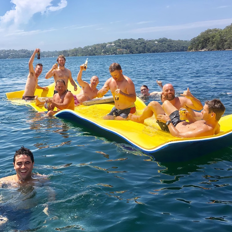 Big Floating Water Mat Lily Pad Floating Mat For Lakes, Beach,Oceans, 3 Layers Xpe Foam Lilly Pad Floating Pad Pool Floats For W