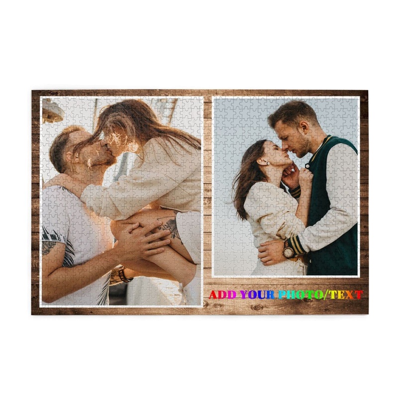 Custom Puzzles From Photos Personalized Puzzles From Photos 1000/500 Pieces Custom Jigsaw Puzzle Gift For Family Lovers Birthday