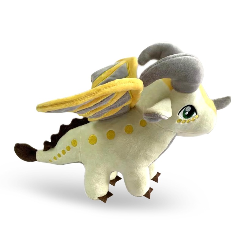 En9 9” Dragon Plush Dragon Doll Toys Figures Stuffed Animals For Adult Kids Birthday Gifts (Yellowa)