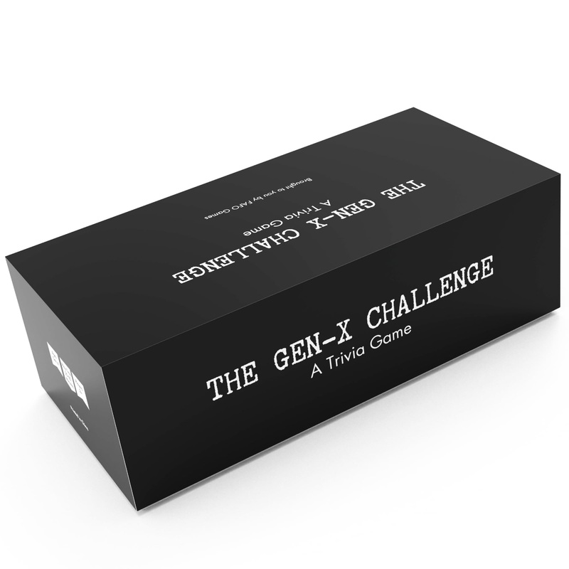 Fafo Games The Gen-X Challenge – 80S And 90S Trivia Card Game With 600 Trivia Cards – Pop Culture Trivia Game With Movies, Music