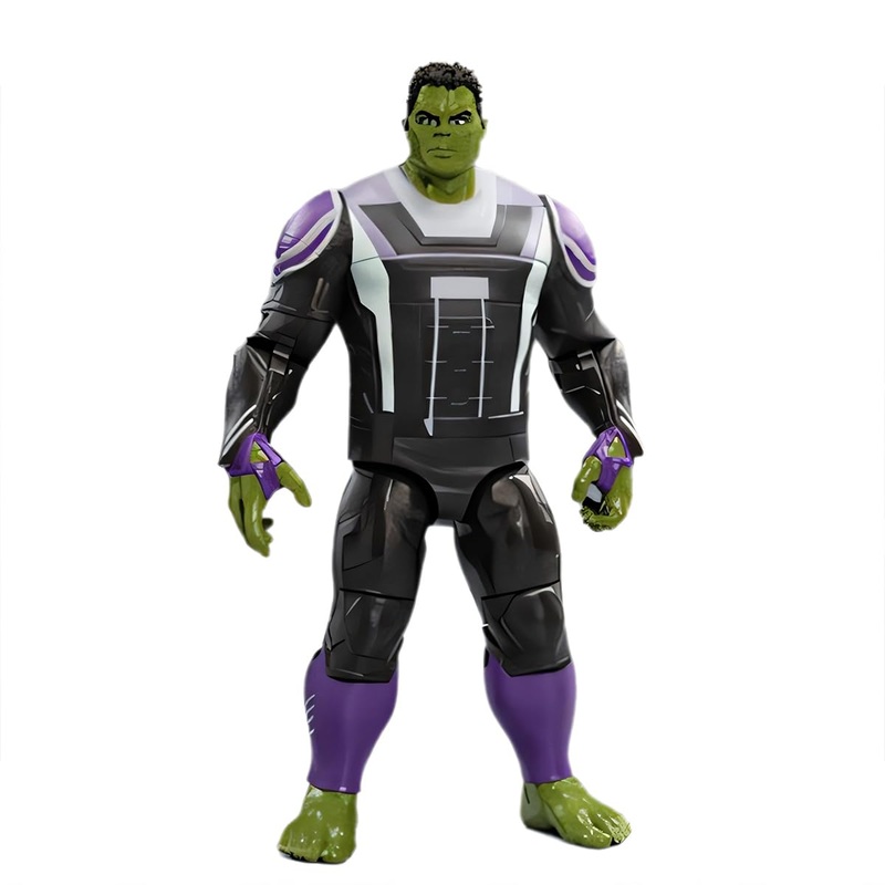 Hiplay Zd Toys Collectible Figure Full Set: 7-Inch Simple Articulated – Hulk, Normal Version, Miniature Action Figurine Ptbzljr