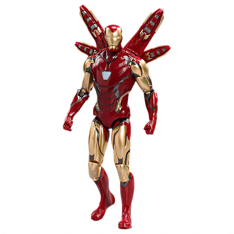 Hiplay Zd Toys Collectible Figure Full Set: 7-Inch Simple Articulated – Iron Man Mk85, Normal Version, Miniature Action Figurine