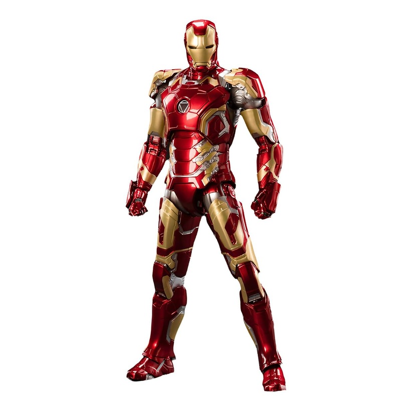 Hiplay Zd Toys Collectible Figure Full Set: Anniversary Series Non-Luminous Version: Iron Man Mk43 (1906-43), 1:10 Scale Miniatu