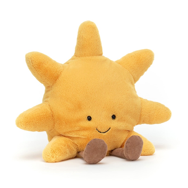 Jellycat Amuseables Sun Stuffed Toy, Medium 12 Inches – Sun Plush – Fun Gift Idea