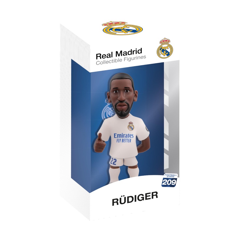 Minix Collectible Figurines – Sports Collectable 12 Cm Figurine, Antonio Rdiger-Real Madrid