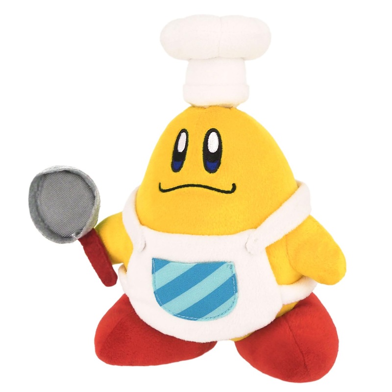 Sanei Kirby Adventure Series All Star Collection 7.5” Chef Kawasaki Plush
