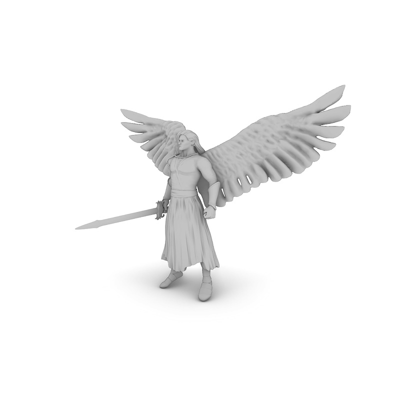 Solar Angel Tabletop Dnd Gaming Miniature