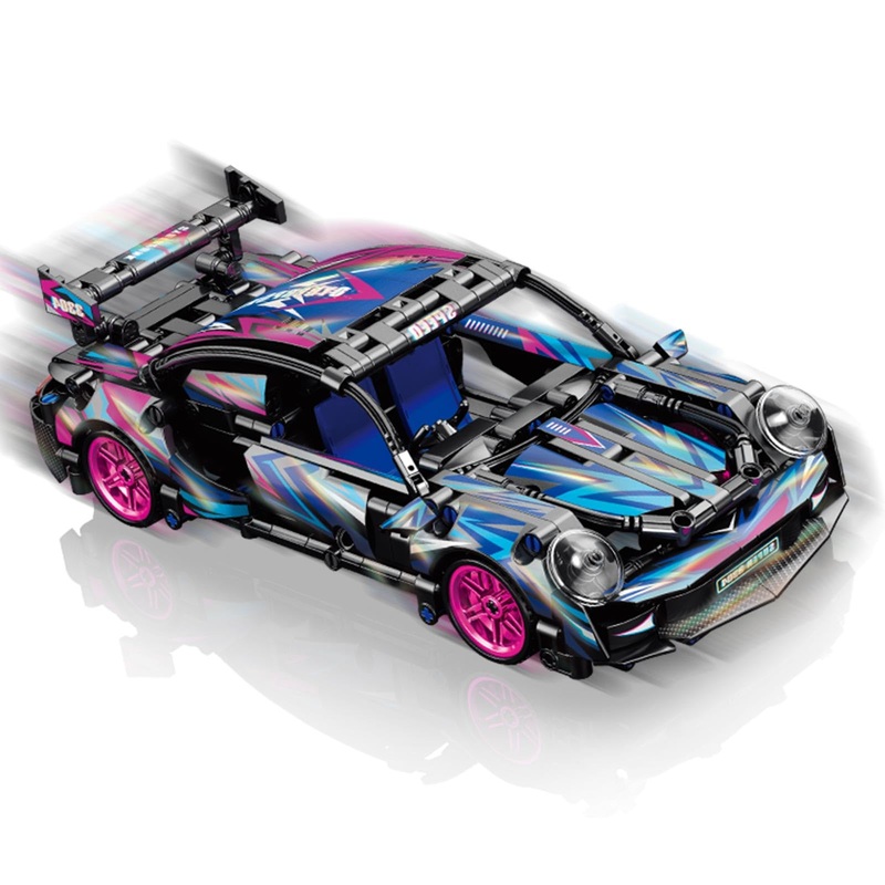 Sports Car Model Building Blocks Sets,1:18 Scale Super Race Car Model For Adults,Moc Speed Technic Cars Model Kits Engineering C