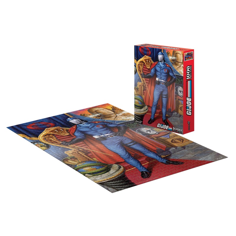 Super7 G.I. Joe Cobra Commander Puzzle – 1,000 Piece G.I. Joe Puzzle Classic Cartoon Collectibles