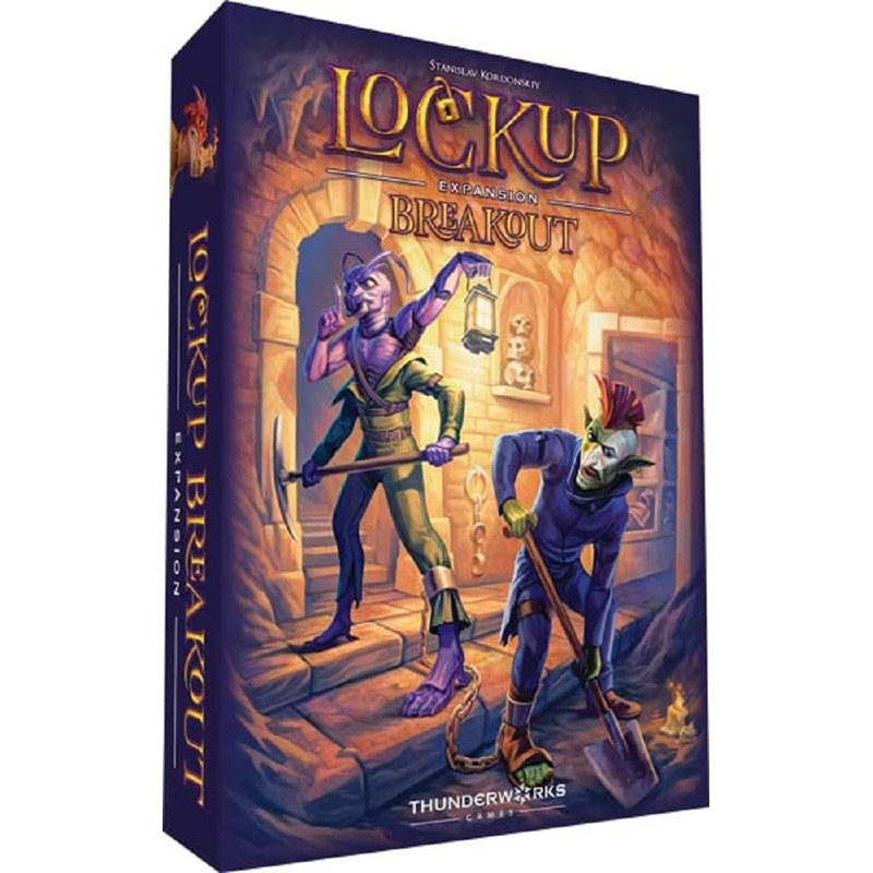 Thunderworks Games – Lockup: Breakout | Board Game Expansion | Fantasy Jail Break | Worker Placement Strategy | World Of Ulos |