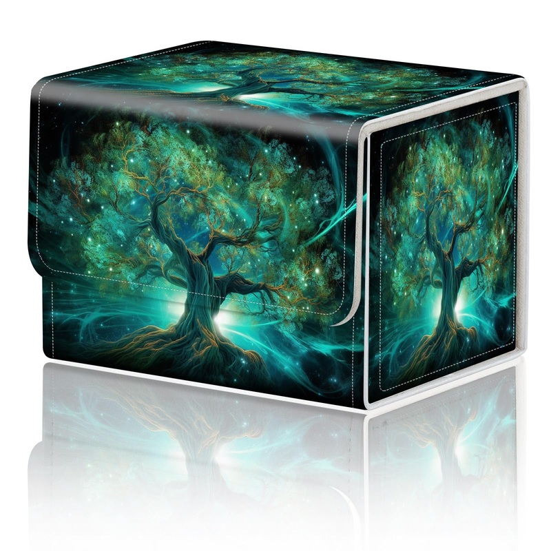 Card Game Storage Box For Tcg Commander Deck Box Mtg Card Box Organizer Trading Card Case Tcg Card Storage Box Magnetic Closure