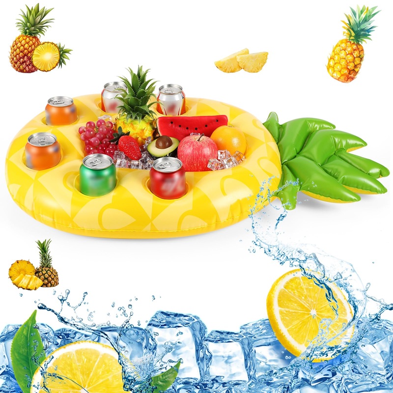 Filltouch Floating Drink Holder For Pool, Floating Cabana Bar, Hot Tub Drink Holder For Adults, Inflatable Pool Accessories(Clas