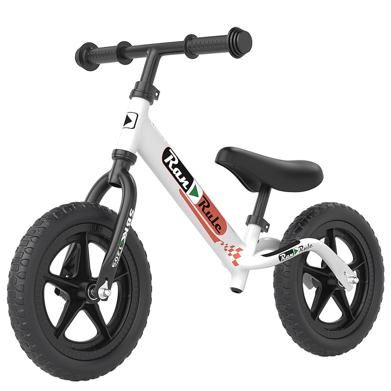 Royalbaby Balance Bike, Ages 24 Months To 5 Years Old Boys Girls Gift, Toddlers Toys Bicycle 12 Inch Wheel, White